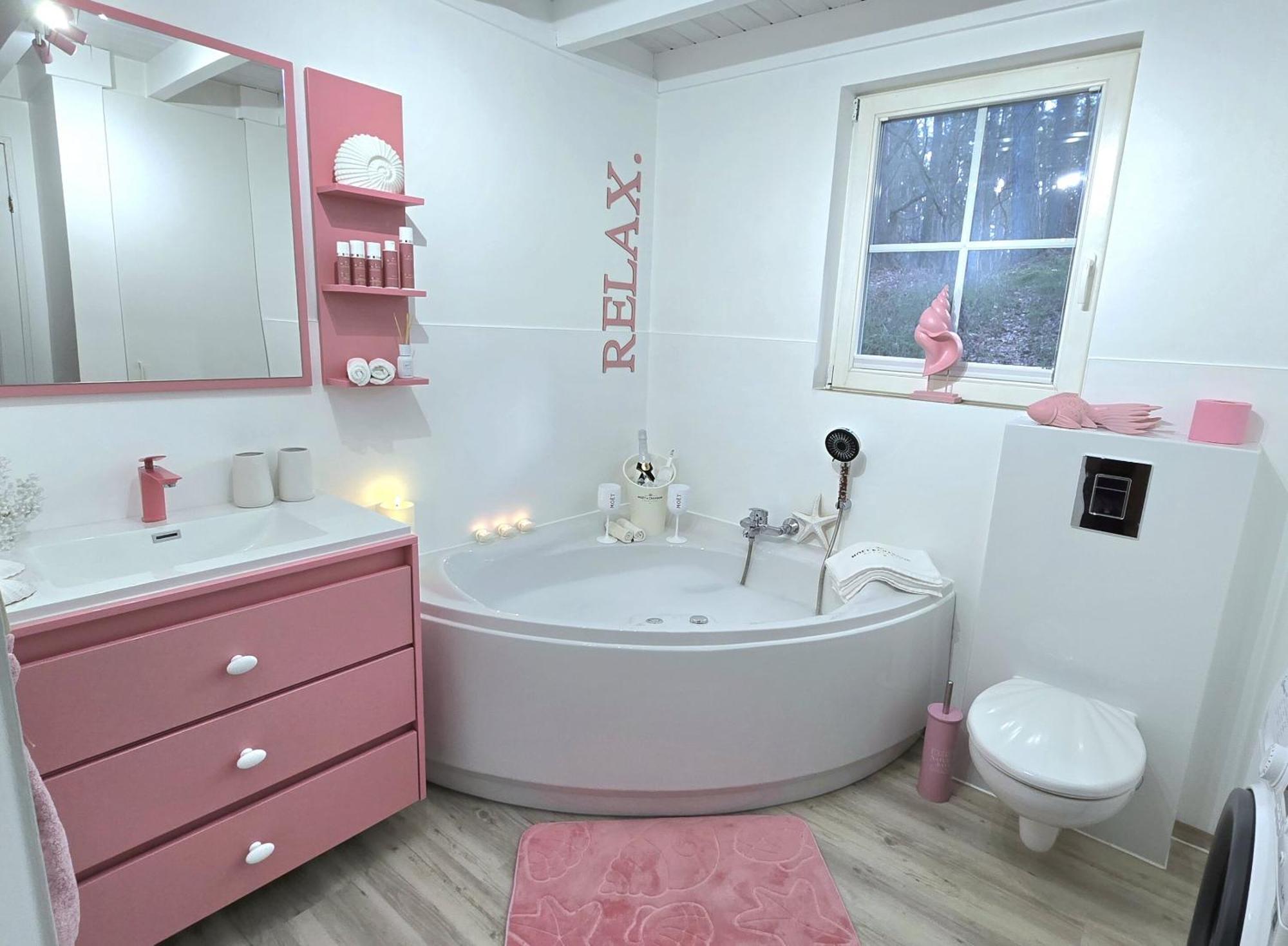 Pink Und Meer - Meerblick, Sauna, Kamin & Whirlpool Baabe Exterior foto