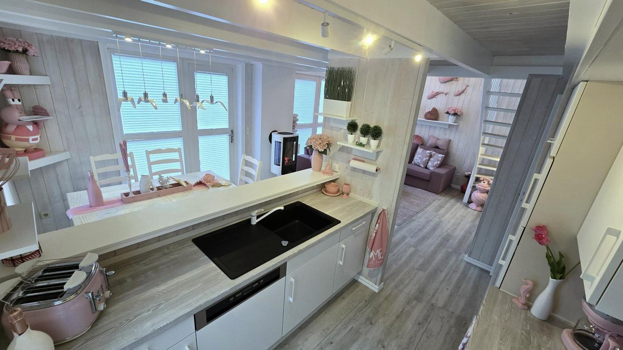 Pink Und Meer - Meerblick, Sauna, Kamin & Whirlpool Baabe Exterior foto